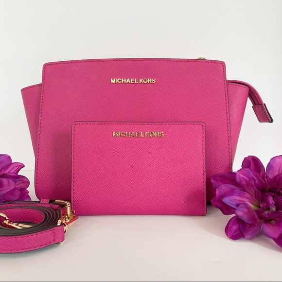 NWT Michael Kors Selma & Card Case Carryall